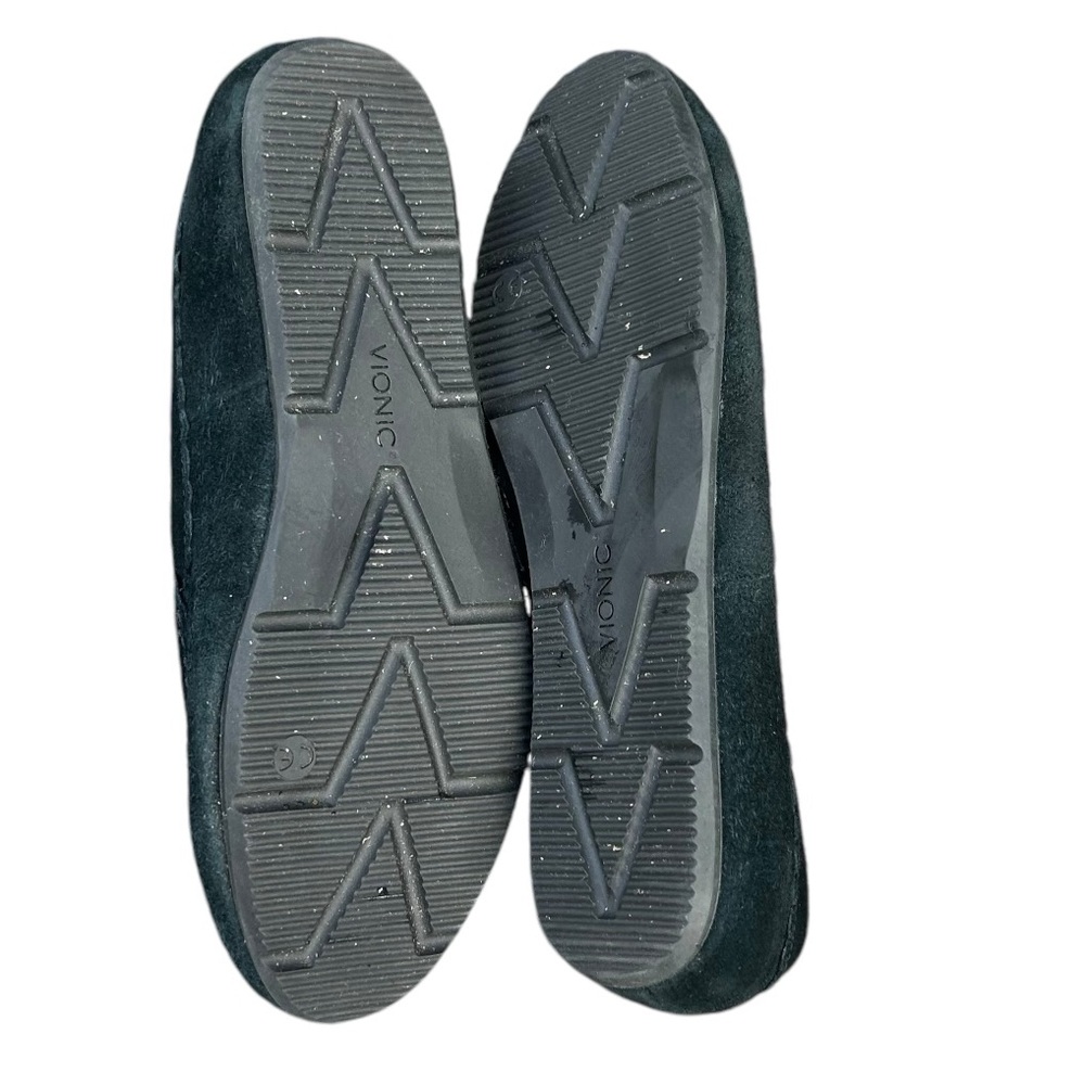 Vionic McKenzie Black Slipper Shoe Women’s Size 7 Suede Upper Rubber Sole - Picture 8 of 9